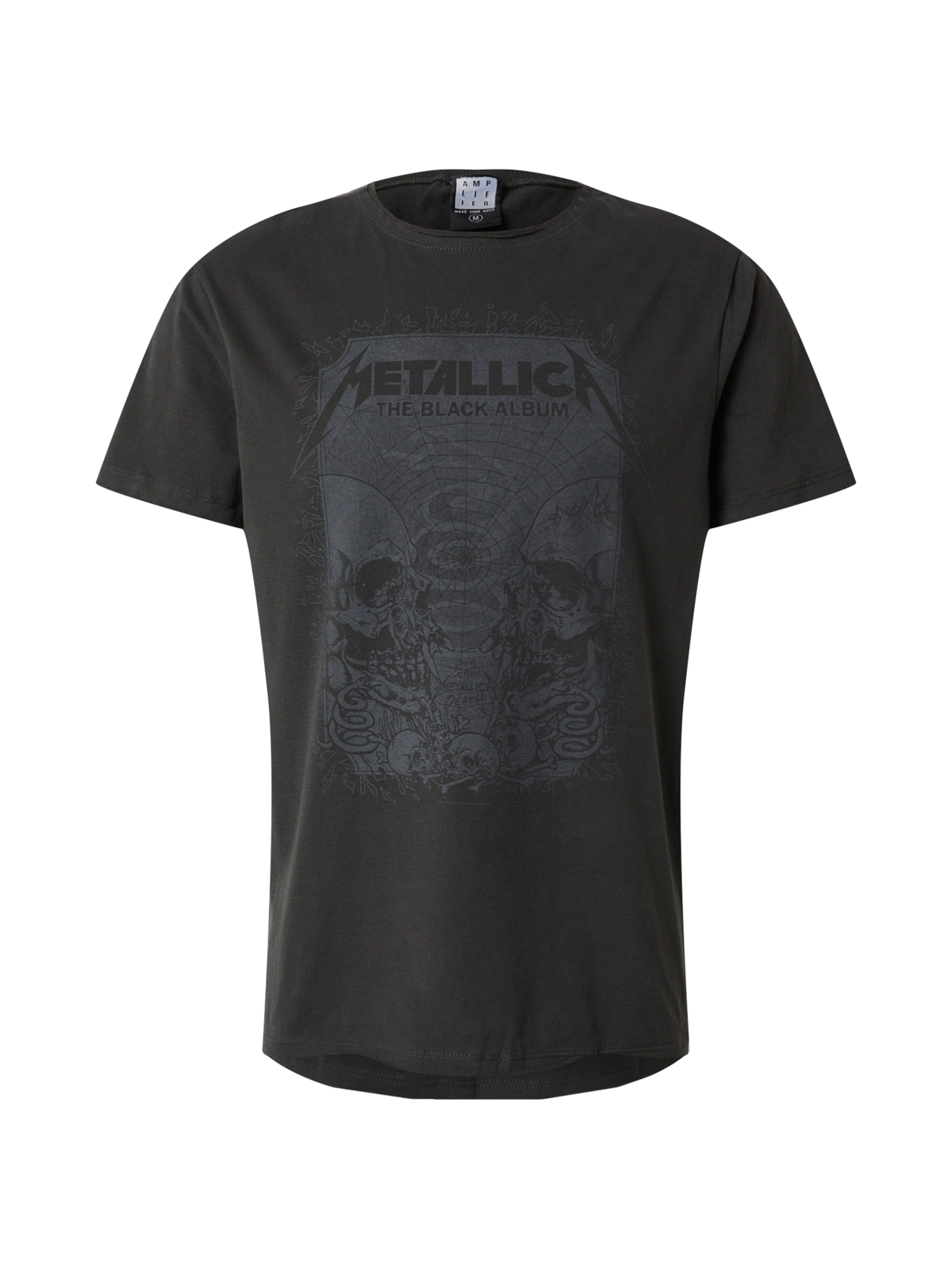 AMPLIFIED Rovný strih Tričko - Čierna: predná strana