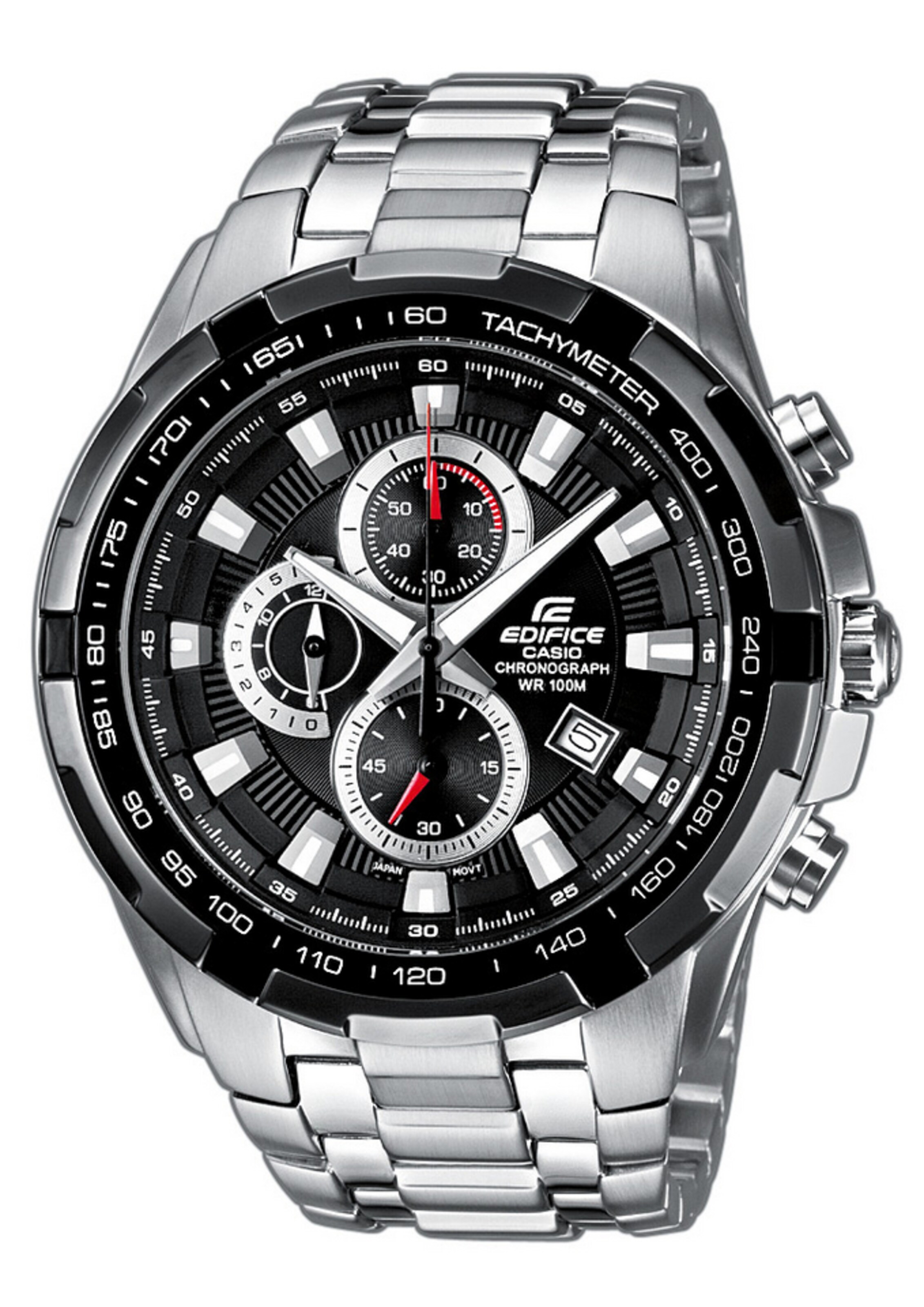 CASIO Chronograph 'Edifice' in Silber: Vorderseite
