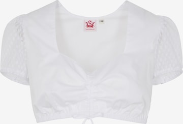 SPIETH & WENSKY Traditional Blouse 'Kathena' in White: front