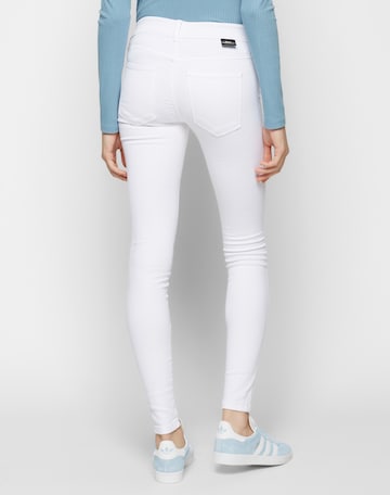 Dr. Denim Skinny Jeans 'Dixy' i vit