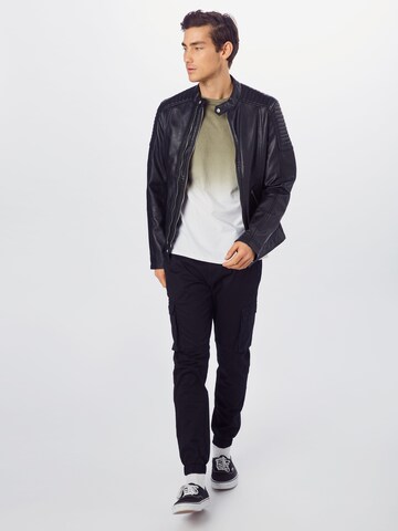 Only & Sons Tapered Cargobroek 'Cam Stage' in Zwart