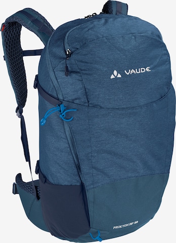 VAUDE Sportrugzak 'Prokyon Zip' in Blauw: voorkant