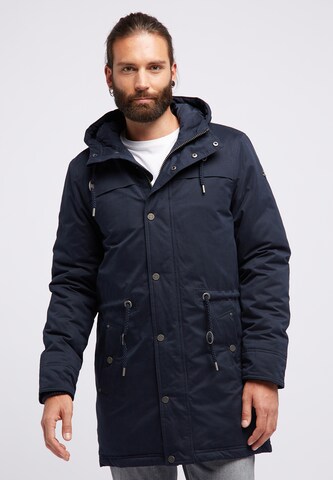 DREIMASTER Tussenparka in Blauw: voorkant