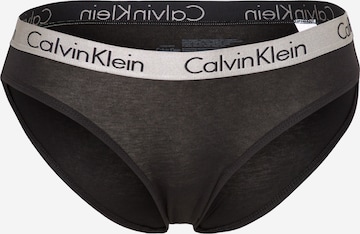 Calvin Klein Underwear Logo-Slip in Schwarz: predná strana