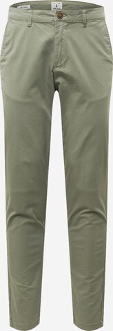 JACK & JONES Slimfit Chino nadrág 'Marco Dave' - zöld: elől