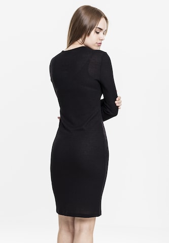 Urban Classics Knitted dress in Black