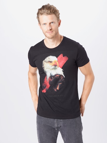 EINSTEIN & NEWTON Regular fit T-shirt 'Air' i svart: framsida