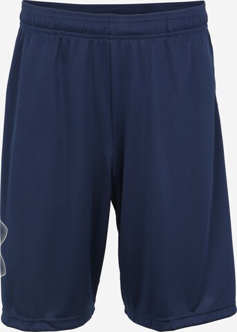 Pantalon de sport 'Tech' UNDER ARMOUR en bleu : devant