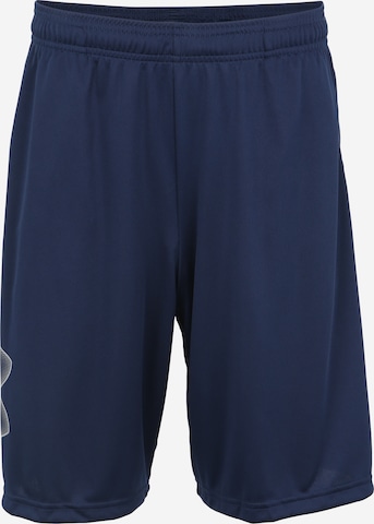 UNDER ARMOUR Sportovní kalhoty 'Tech' – modrá: přední strana