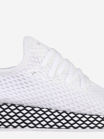 Baskets basses 'Deerupt Runner' ADIDAS ORIGINALS en blanc