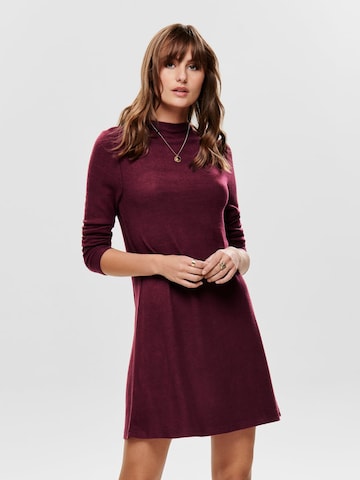 ONLY Knitted dress 'KLEO' in Red: front