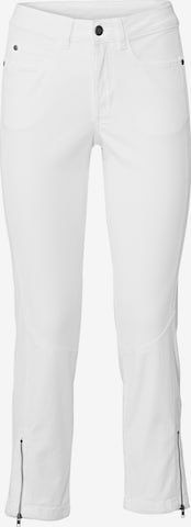 heine Slimfit Spodnie w kolorze biały: przód