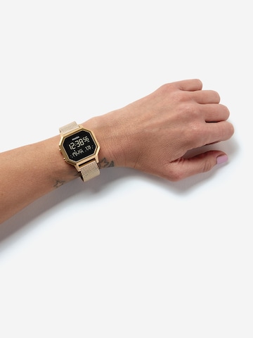 Nixon - Reloj digital 'Siren Milanese' en oro: frente