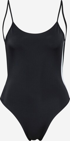 Calvin Klein Swimwear Bustier Badeanzug in Schwarz: predná strana