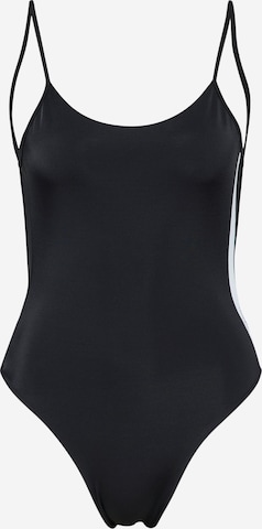 Calvin Klein Swimwear Bustier Enodelne kopalke | črna barva: sprednja stran