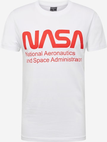 Mister Tee Shirt 'NASA' in Wit: voorkant