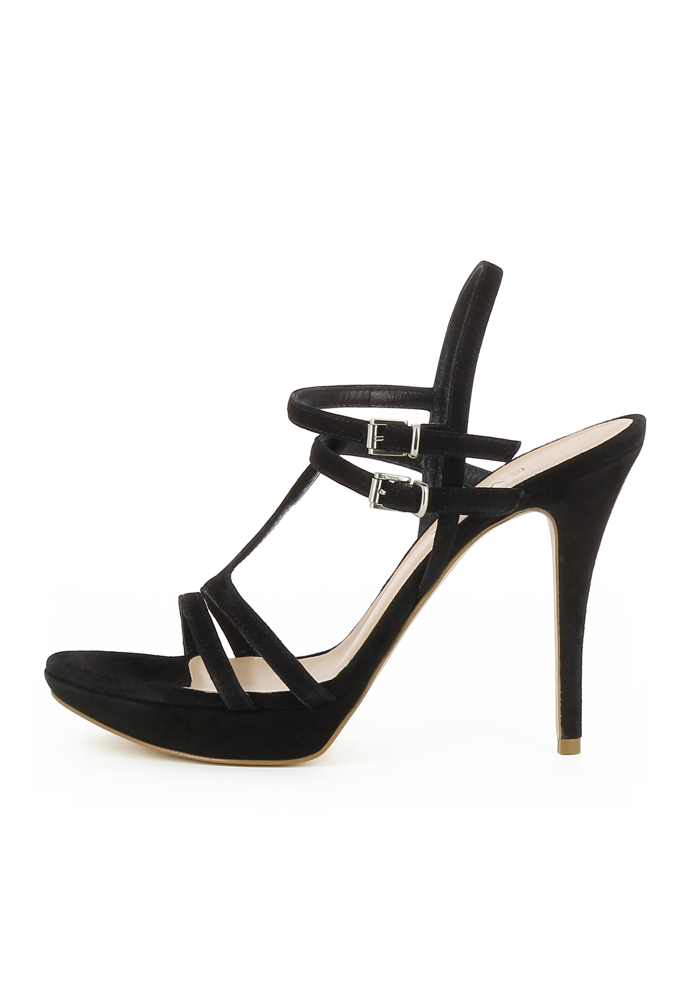 EVITA Sandalen met riem 'Valeria' in Zwart