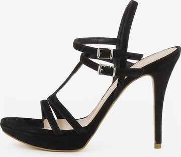 EVITA Strap Sandals 'Valeria' in Black