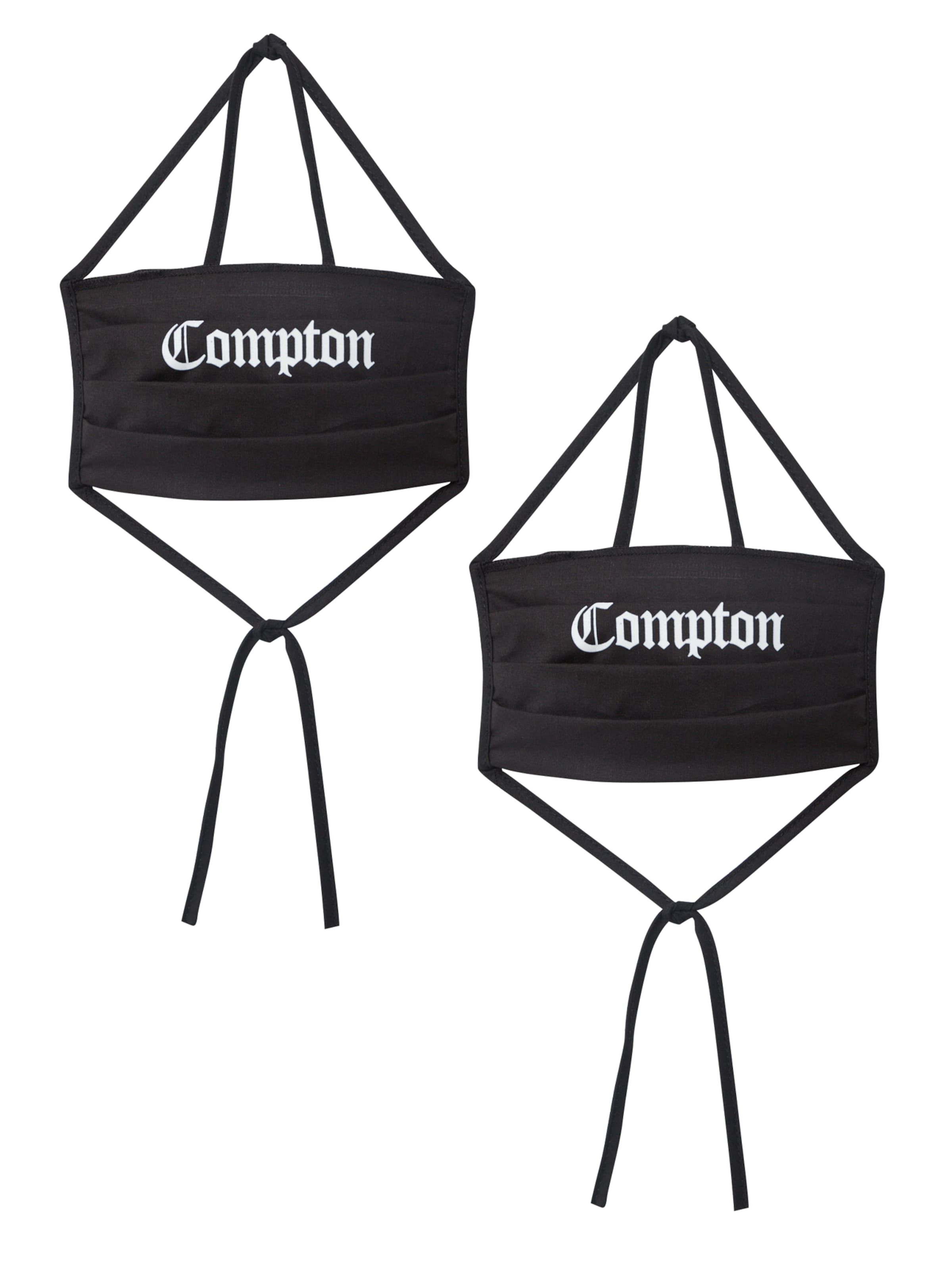 Foulard 'Compton' di Mister Tee in nero: frontale