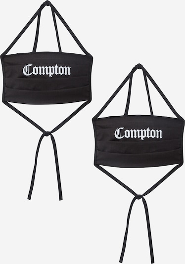 Mister Tee Stoffmaske 'Compton' in schwarz / weiß, Produktansicht