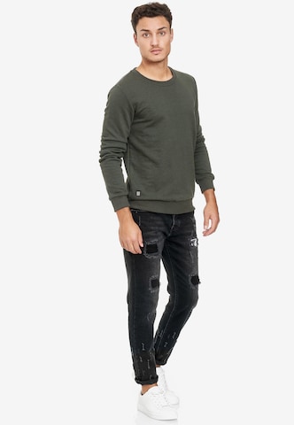 Redbridge Sweatshirt in Groen: voorkant