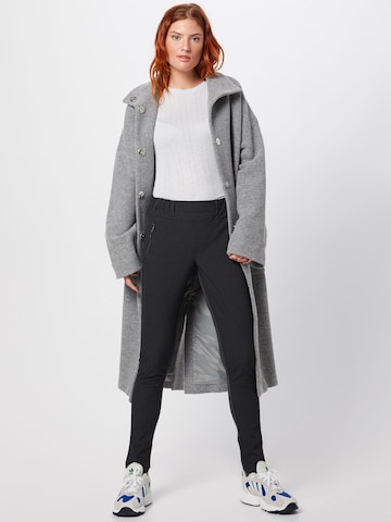 Coupe slim Pantalon 'Jillian Vilja' Kaffe en gris