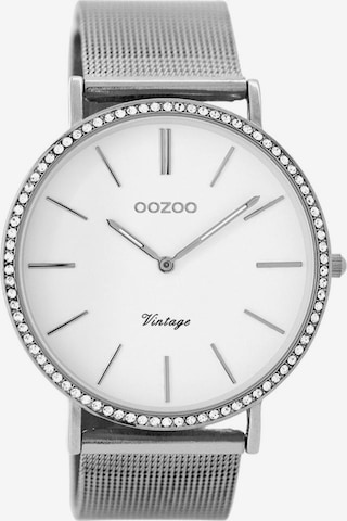 OOZOO Uhr in Silber: predná strana