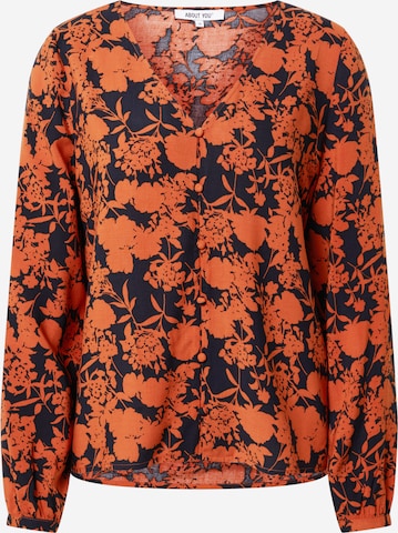 ABOUT YOU Blouse 'Nala' in Oranje: voorkant