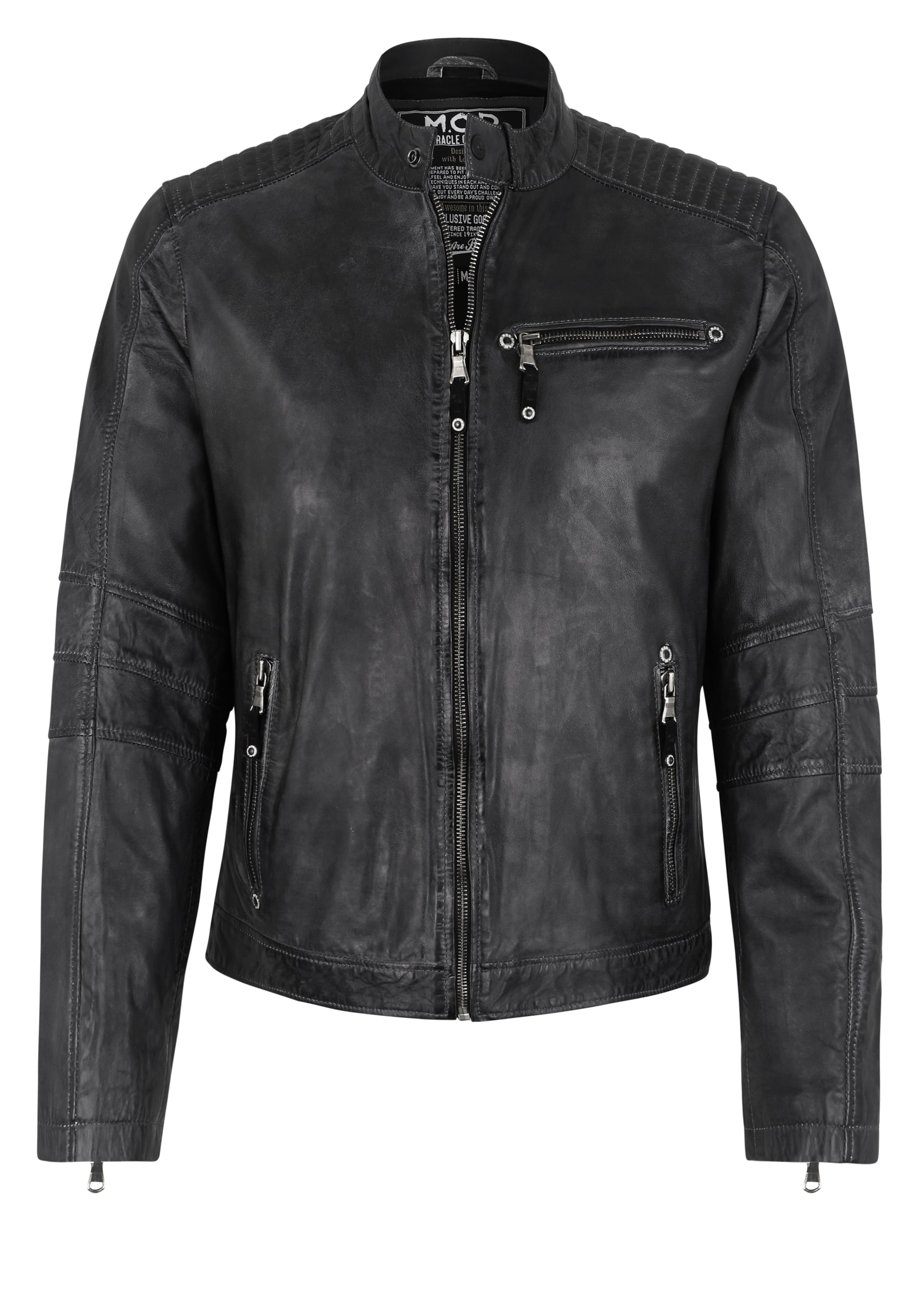 Miracle of Denim Between-Season Jacket in Grey: front