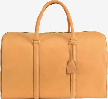 BREE Weekender in Beige: front