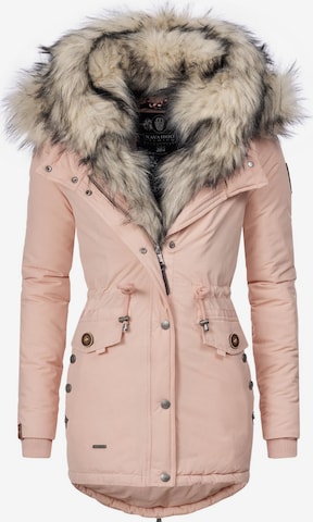 NAVAHOO Χειμερινό παλτό 'Sweety' σε ροζ: μπροστά