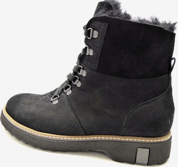 WALDLÄUFER Lace-Up Ankle Boots in Black