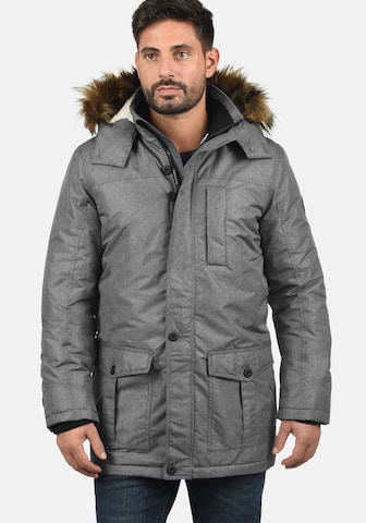 !Solid Winterparka 'Octavus' in Grijs: voorkant