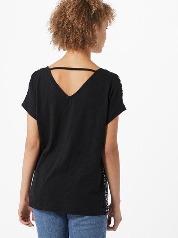 ESPRIT Shirt 'AOP AW TEE' in Schwarz