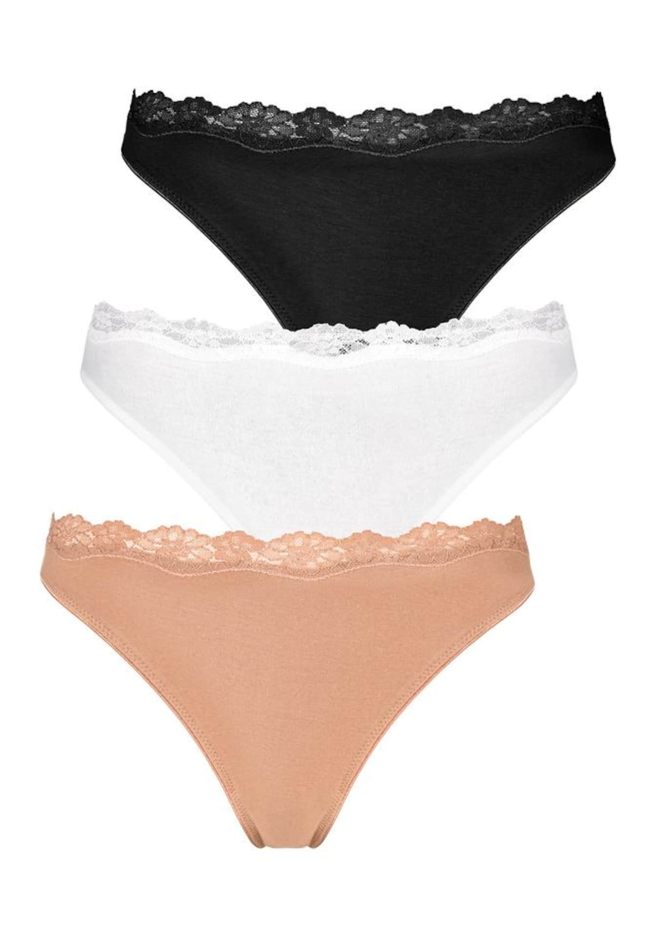 LASCANA Стринг в кафяво: отпред