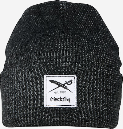 Iriedaily Mütze 'Smurpher Heavy' in schwarz / schwarzmeliert / weiß, Produktansicht