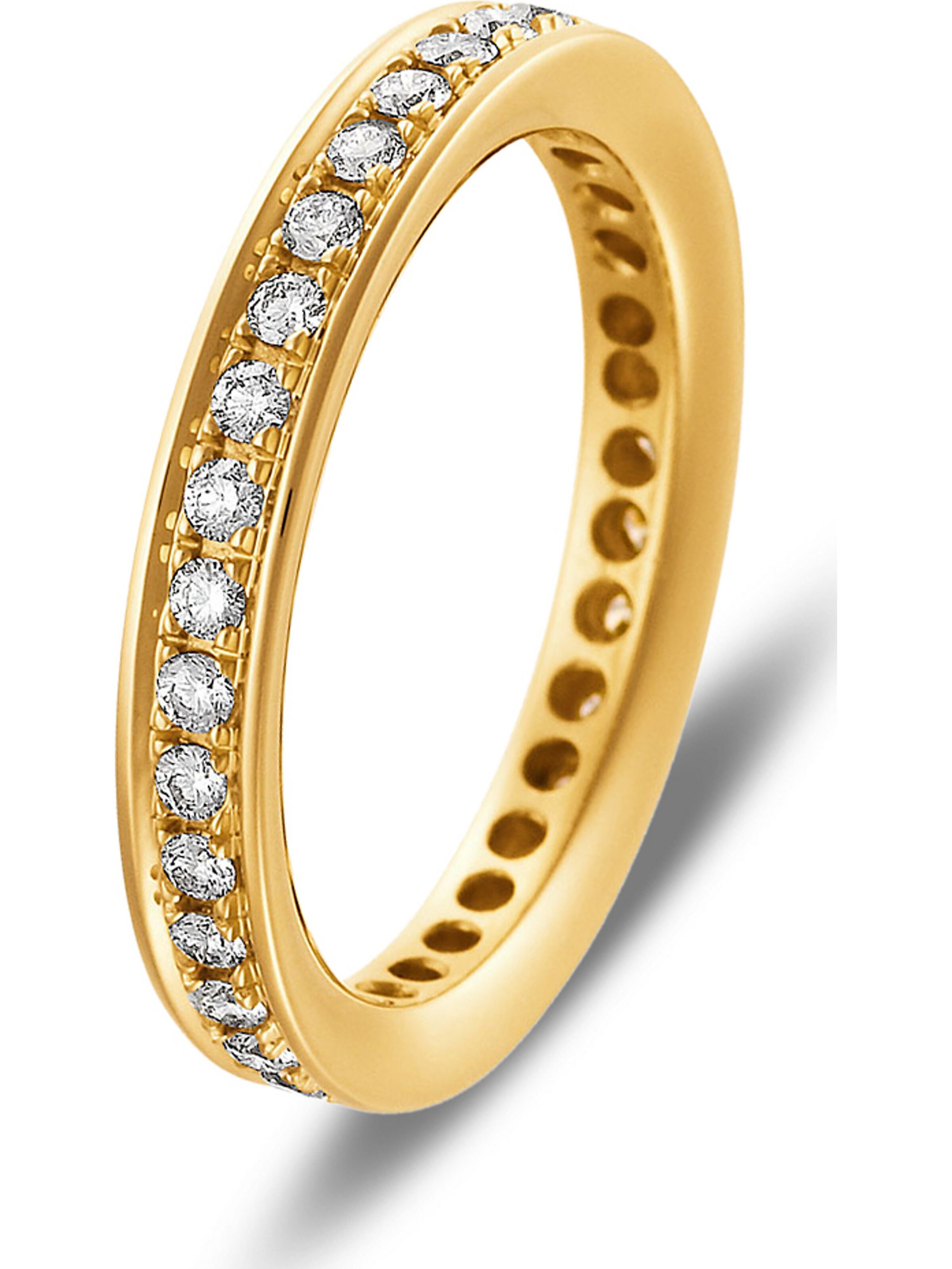 CHRIST Ring mit Brillant in Gold: Vorderseite