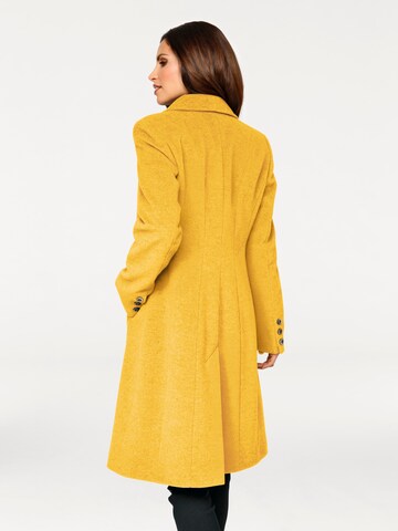 Manteau mi-saison heine en jaune : derrière