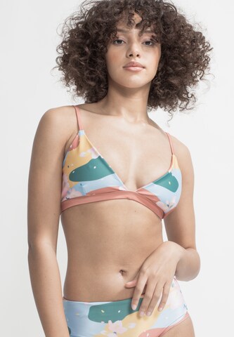 Triangle Hauts de bikini 'Amami' Boochen en mélange de couleurs : devant
