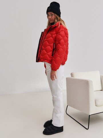 Red Skiing Look by Bogner Fire + Ice