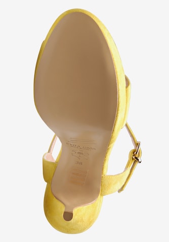 Sandales à lanières EVITA en jaune