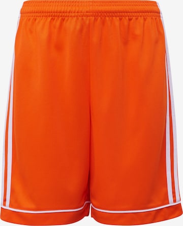 ADIDAS PERFORMANCE Workout Pants 'Squad 17' in Orange: front