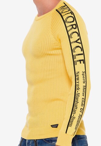CIPO & BAXX Sweater in Yellow