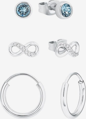 AMOR Jewelry Set in Silver: front
