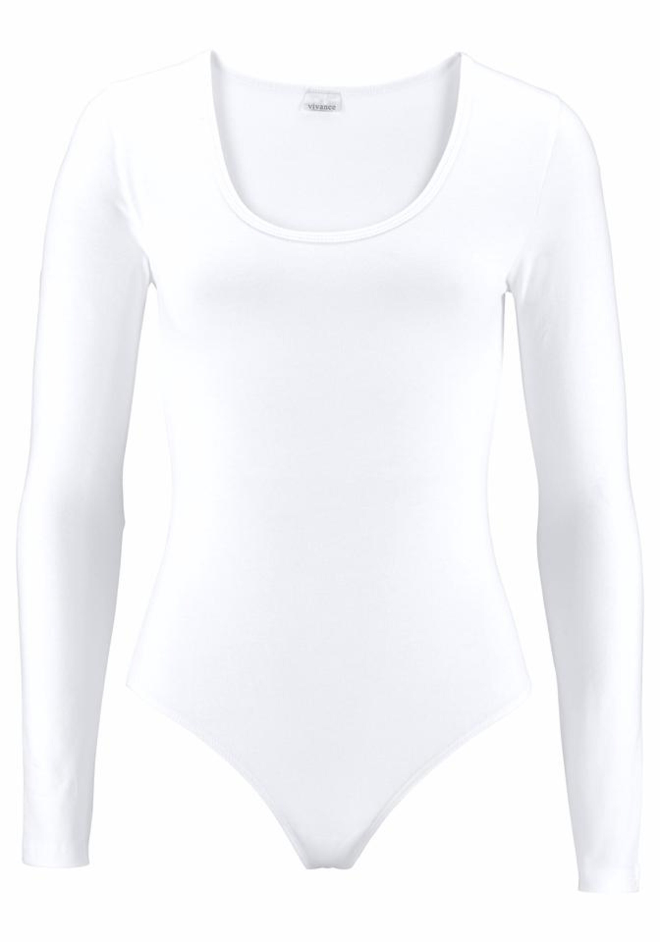 VIVANCE Тениска в черно: отпред