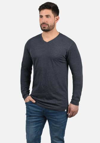 !Solid Langarmshirt 'Beda' in Blau: predná strana