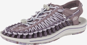 KEEN Sandals 'Uneek' in Purple: front