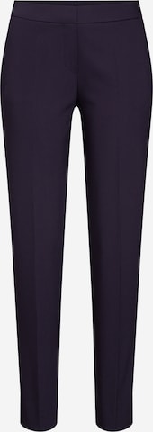 COMMA Slimfit Kalhoty s puky – modrá: přední strana