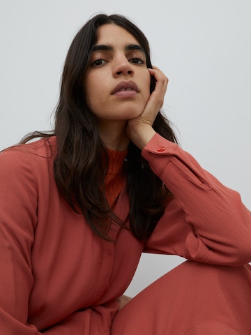 EDITED Shirt Dress 'Sallie' in Orange