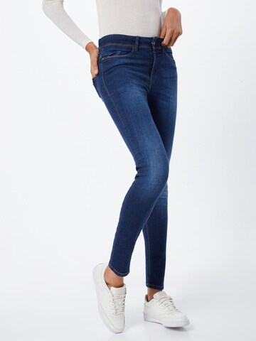 ICHI Skinny Jeans 'Erin Izaro' in Blue: front